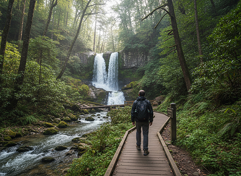 Anna Ruby Falls Trail